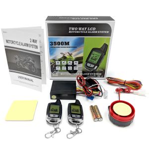 2 Way Motorcycle Alarm Pager with Remote Engine Start