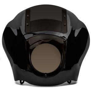 NEW Black & Smoke Quarter Fairing Windshield Kit for Harley Davidson XL FXR Dyna
