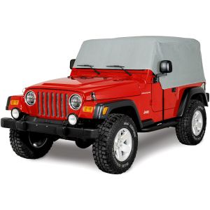 Superior Waterproof 4-Layer Grey Cab Car Cover For Jeep Wrangler 1976-2006 