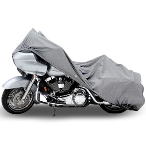 All Season 4 Layer Motorcycle Bike Cover Covers : Fits Up To Length 107