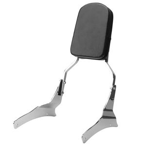 Skull Backrest Sissy Bar Leather Pad for Suzuki Boulevard Volusia VL800 C50 M50 and More! (2001-2012)