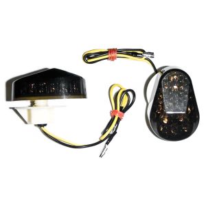 Kawasaki LED Smoke Flushmount Turn Signals Indicators Blinkers Lights (1996-2007)
