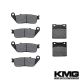 1996-1998 Suzuki GSF 600 Bandit Front + Rear Non-Metallic Organic NAO Brake Pads Set