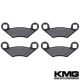 1993 Polaris 350 Sportsman 4X4 Front Non-Metallic Organic NAO Disc Brake Pads Set