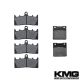 2001-2005 Suzuki GSF 1200 Bandit Front + Rear Non-Metallic Organic NAO Brake Pads Set