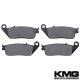 1995-2003 Triumph Thunderbird Front + Rear Non-Metallic Organic NAO Brake Pads Set