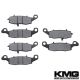 2009 Suzuki M1500 M90 Boulevard Front + Rear Non-Metallic Organic NAO Brake Pads Set