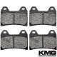 1997-1998 Ducati 916 SPS (996cc) Front Non-Metallic Organic NAO Disc Brake Pads