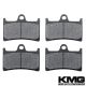 2004-2007 Yamaha XV 1700 Road Star Midnight Silverado Front Non-Metallic Organic NAO Disc Brake Pads Set