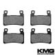 2003-2004 Honda CBR 600 RR Front Non-Metallic Organic NAO Disc Brake Pads Set