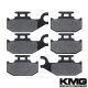 2011 CAN AM Renegade 800 R Xxc Front + Rear Non-Metallic Organic Brake Pads