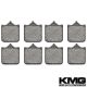 2010 BMW S 1000 RR Front Non-Metallic Organic NAO Disc Brake Pads