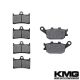 2006-2011 Yamaha FZS 1000 FZ1 Front + Rear Non-Metallic Organic NAO Brake Pads Set