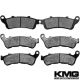 2010-2011 Honda NT 700 (ABS) Front + Rear Non-Metallic Organic NAO Brake Pads
