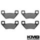 2009-2011 Arctic Cat 1000 H2 Prowler XTZ Rear Non-Metallic Organic NAO Disc Brake Pads Set