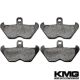 2000-2002 BMW R 1200 (Independence) Front Non-Metallic Organic NAO Disc Brake Pads