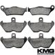 1998-2001 BMW R 1150 GS (K80/0415) Front + Rear Non-Metallic Organic NAO Brake Pads