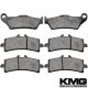 2009-2011 KTM 990 SMT SMR Front + Rear Non-Metallic Organic NAO Brake Pads