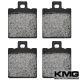 1986 KTM MX/MXC/GS 350 Front + Rear Non-Metallic Organic NAO Brake Pads