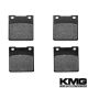 1983-1986 Suzuki GS550 Front Non-Metallic Organic NAO Disc Brake Pads Set