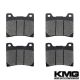 1988-1997 Yamaha XV750 Virago Front Non-Metallic Organic NAO Disc Brake Pads Set