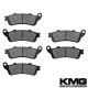 2004-2011 Honda VTX 1800 N1 N2 N3 Front + Rear Non-Metallic Organic NAO Brake Pads Set