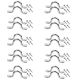 Bimini Top Pad Eye Loop, No Rust 316 Stainless Steel, Tie Down Loop 20-Pack