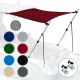 Universal T-Top Shade Extension Bimini Tops for Boats, Marine 900D, Includes Base Mounts, 114