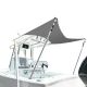 Bimini T-Top Extension Sun Shade Kit with Frame Adjustable Height 67