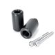 Suzuki GSXR 1000 GSX-R1000 Black No Cut Frame Sliders (2003-2004)