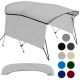 Universal 3-Bow Bimini Tops for Boats Cover Side Walls, 61-66