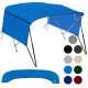 Universal 4-Bow Bimini Tops for Boats Cover Side Walls, 61-66