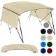 Universal 4-Bow Bimini Tops for Boats Cover Side Walls, 54-60