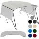 Universal 4-Bow Bimini Tops for Boats Cover Side Walls, 91-96