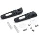 Black Rear Foot Rest Pegs Footrests for Honda CBR 600RR / CBR 1000RR / CB1000R