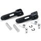 Black Front Foot Rest Pegs for Suzuki GSXR 600 / 750 / 1000 / Gladius / SFV650