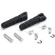 Black Front Foot Rest Pegs for Yamaha YZF R1 R6 R6S FZS 600 TDM 900 XJ Diversion