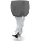 Trailerable Outboard Boat Motor Engine Cover Up to 25 Horsepower - Gray