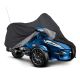 Full Storage Cover Compatible with Can-Am Spyder 2009-2022 RT, RT-S, RT Ltd, RT Audio | Waterproof, Weather Resistant Fabric, Black