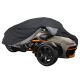 Full Cover For Can-Am Spyder 2014-2022 F3, F3-S, F3-T Models (Without Trunk) | Waterproof, Weather Resistant Fabric, Black