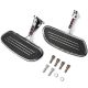 Krator Chrome Rear Passenger Floorboards Streamliner-Style Flip-Up Footboard