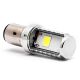Headlight LED Conversion Bulb S2 BA20D to LED High Low Beam Light Motorcycle ATV