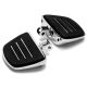 Krator Chrome Mini Board Floorboards Footpegs for Honda Cruiser Motorcycles