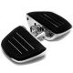 Krator Chrome Mini Board Floorboards Footpegs for Harley-Davidson Motorcycles