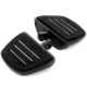 Krator Black Mini Board Floorboards Footpegs for Harley-Davidson Motorcycles