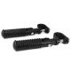 Black Foot Pegs with 1-1.25