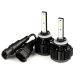 LED 880/881/893/894/899 Headlight Conversion Bulbs 40W 4000LM 6000K White Light with Built-In Turbo Cooling Fan