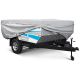 Waterproof Folding Camping Travel Trailer Storage Cover Fits Length Up to 8.5'