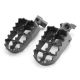 Yamaha / Gas Gas Motocross MX Gray Foot Pegs - WR250F, WR400F, YZ450F, YZ450F, Enducross EC and More! (1998-2012)