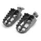 Honda / Kawasaki Motocross MX Gray Foot Pegs - CRF50F, CRF100F, XR70R, XCRF100F, KLR650 and More! (1985-2013)